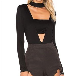 NBD Anne Bodysuit in Black, Size XS